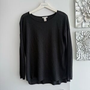 H&M BASIC Dark Grey Longsleeve